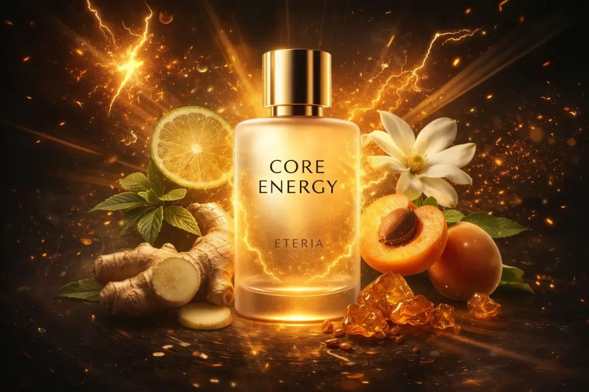 Core Energy, fragrância cítrico para difusor de ambientes Eteria